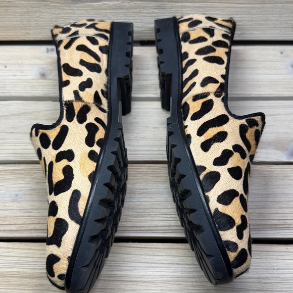 Me Too Cairo Slip-on Cow Fur Leather Loafers Shoes ~ Size 7.5M - Picture 4 of 9